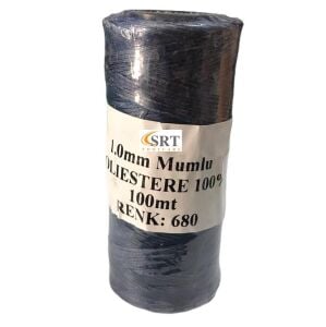 SRTfootcare Deri El Dikişi İçin Mumlu İplik 1 Mm 100mt (leathercraft, Deri Hobi) Lacivert