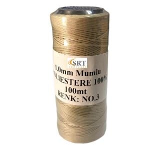 SRTfootcare Deri El Dikişi İçin Mumlu İplik 1 Mm 100mt (leathercraft, Deri Hobi)