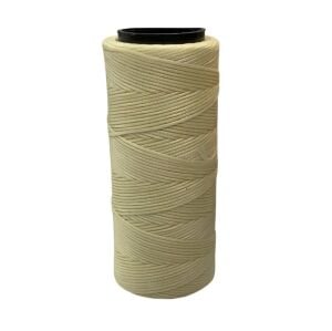 SRTfootcare Deri El Dikişi İçin Mumlu İplik 1 Mm 100mt (leathercraft, Deri Hobi) Krem