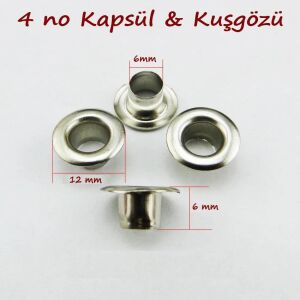 Kuşgözü 4 no 90 Adet  (Alt Pul Dahil Değildir) Okside