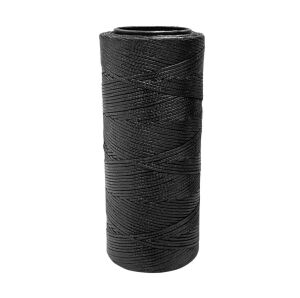 SRTfootcare Deri El Dikişi İçin Mumlu İplik 1 Mm 100mt (leathercraft, Deri Hobi) Siyah