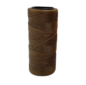 SRTfootcare Deri El Dikişi İçin Mumlu İplik 1 Mm 100mt (leathercraft, Deri Hobi) Kahverengi