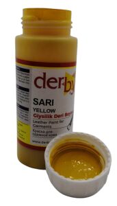 Derby Mont Direksiyon Koltuk Deri Boyası 100ml Sarı