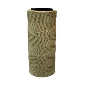 SRTfootcare Deri El Dikişi İçin Mumlu İplik 1 Mm 100mt (leathercraft, Deri Hobi) Bej
