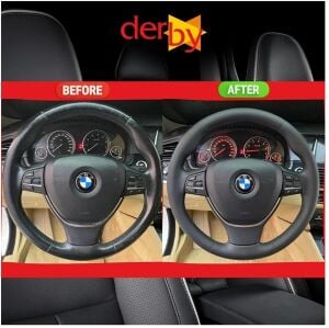 Derby Direksiyon Boyası, Deri Döşeme Boyası Standart Renkler .Açık Kahve