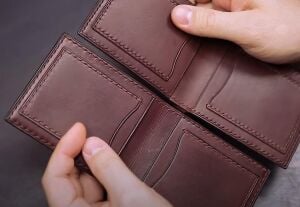 Srt 514 Erkek Cüzdan A4 PDF Şablonu Deri El Aletleri