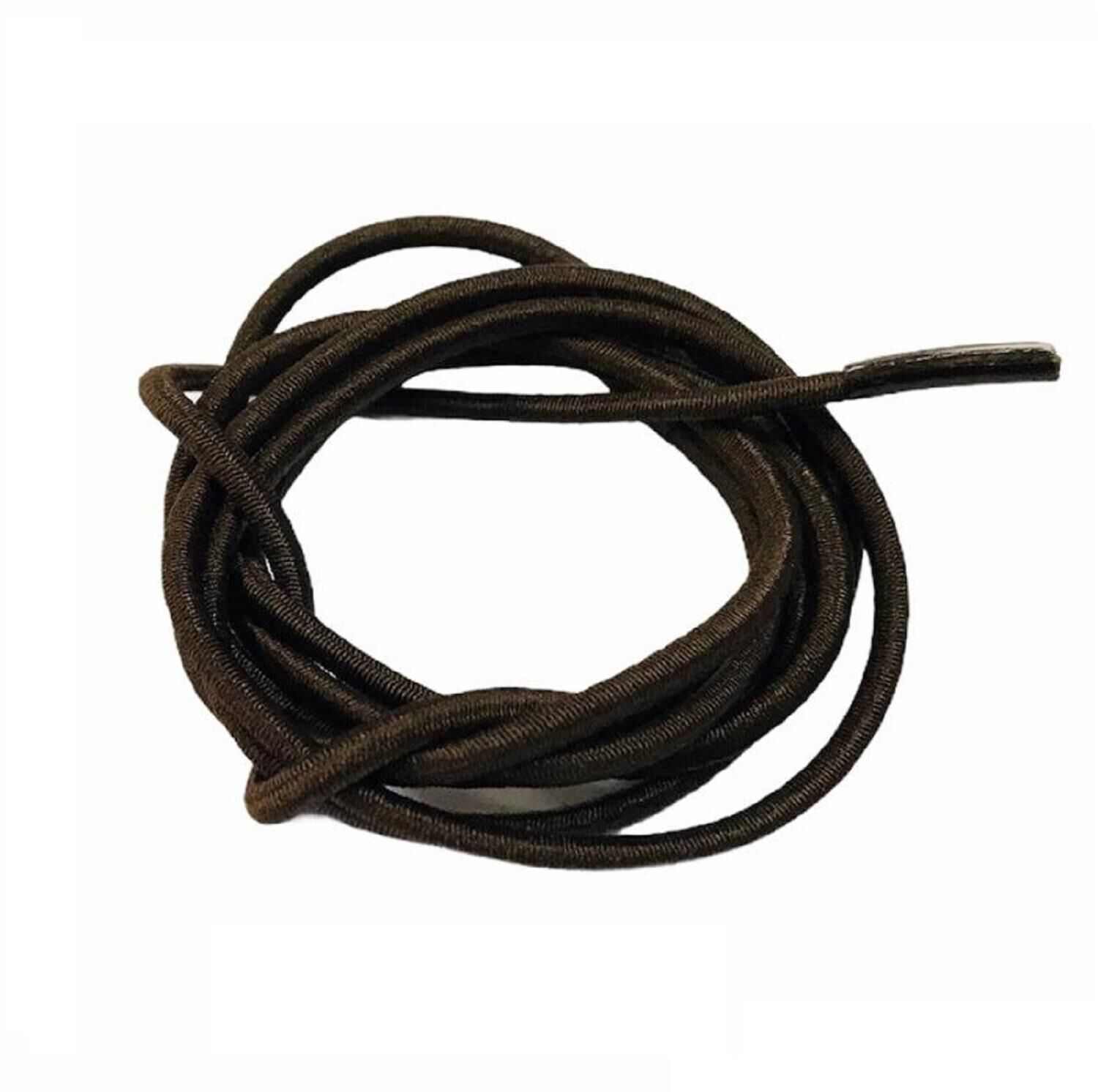 Elastik Yuvarlak Ayakkabı Bağı L316 70cm Koyu Kahve