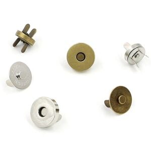 14mm Çanta Mıknatısı 10 Takım Deri El Aleti Altın