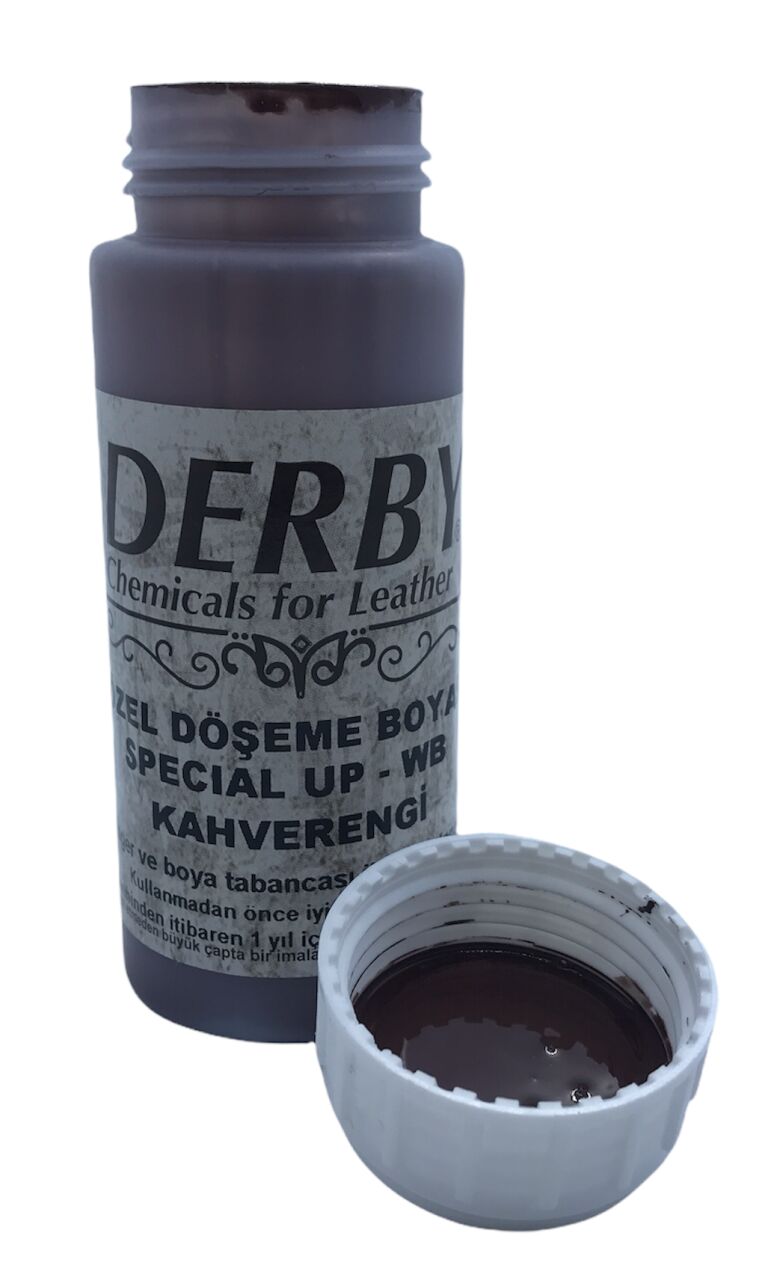 Derby Direksiyon Boyası, Deri Döşeme Boyası Standart Renkler .Kahverengi