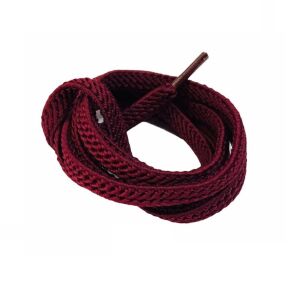 Elastik Yassı Ayakkabı Bağı K200 100cm 1 Çift Bordo