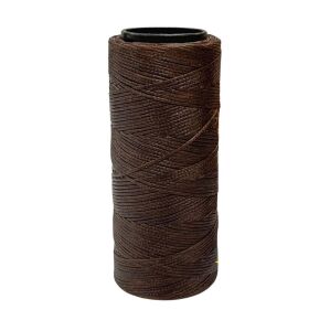 SRTfootcare Deri El Dikişi İçin Mumlu İplik 1 Mm 100mt (leathercraft, Deri Hobi) Koyu Kahve 06