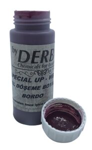Derby Direksiyon Boyası, Deri Döşeme Boyası Standart Renkler Bordo