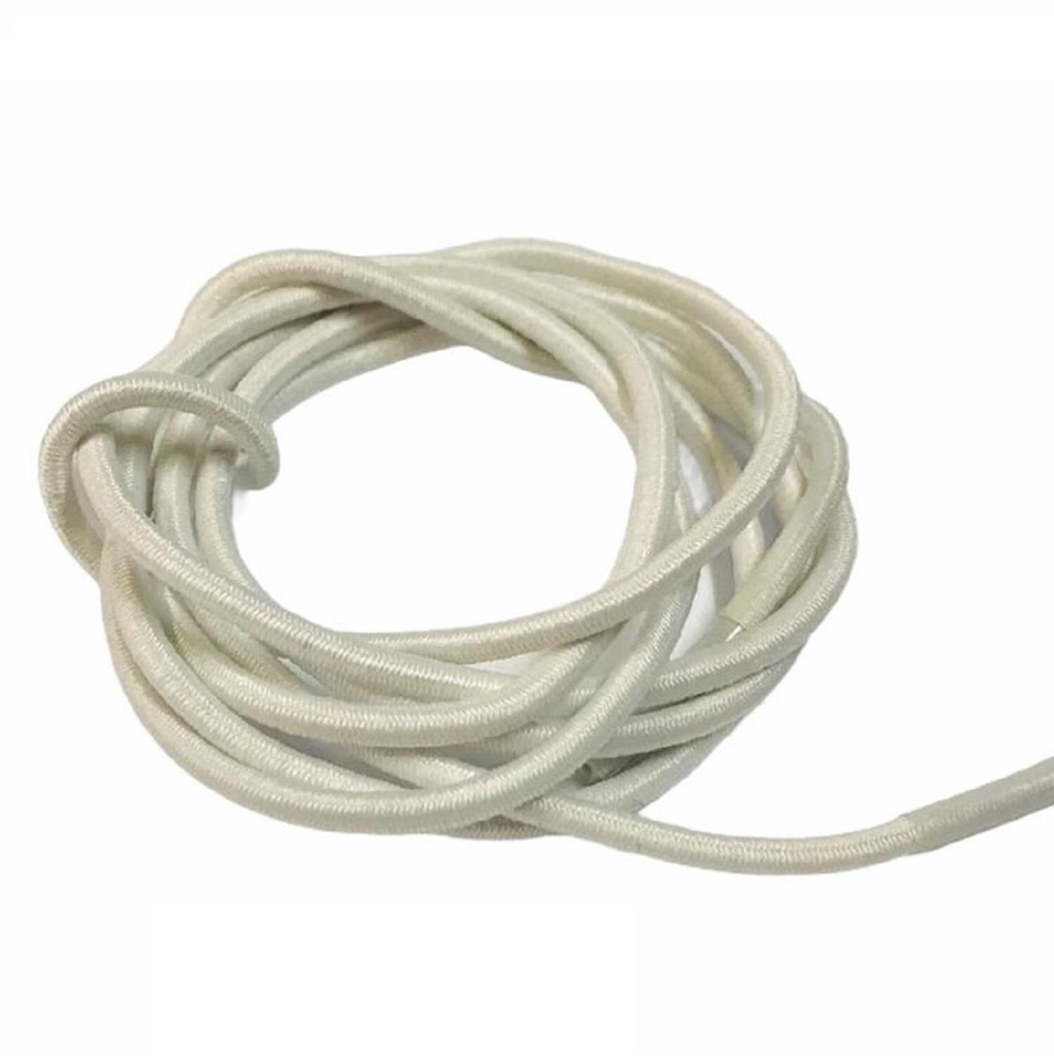 (E)lastik Yuvarlak Ayakkabı Bağ L316 60cm Beyaz