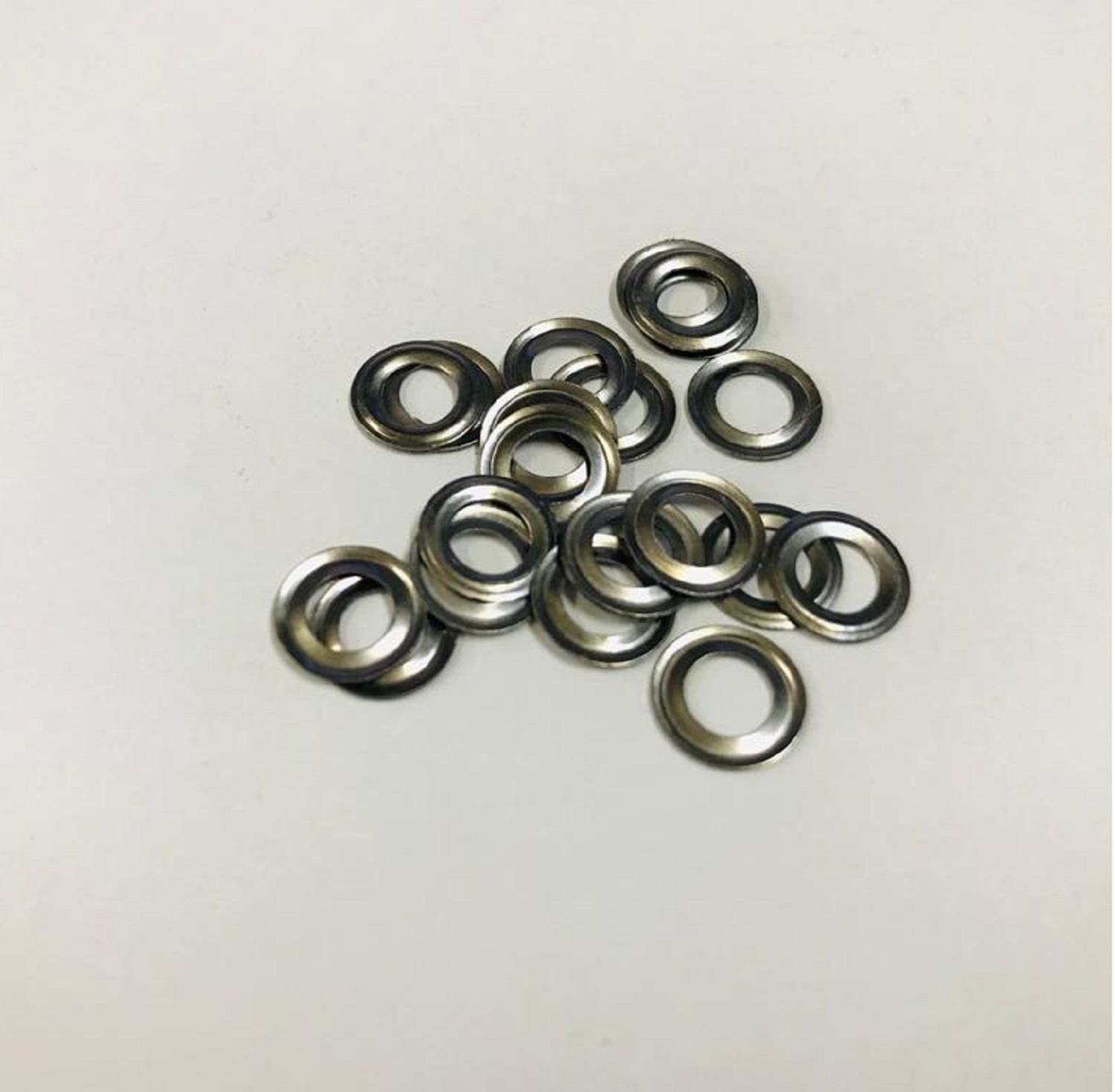 Kuşgözü İçin Metal Pul 2 no 150 Adet (Kuşgözü Dahil Değildir) Siyah Nikel