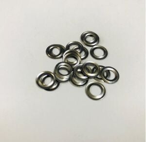 Kuşgözü İçin Metal Pul 2 no 150 Adet (Kuşgözü Dahil Değildir) Siyah Nikel