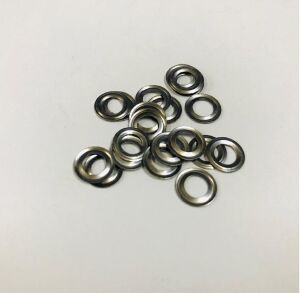 Kuşgözü İçin Metal Pul 2 no 150 Adet (Kuşgözü Dahil Değildir) Siyah Nikel