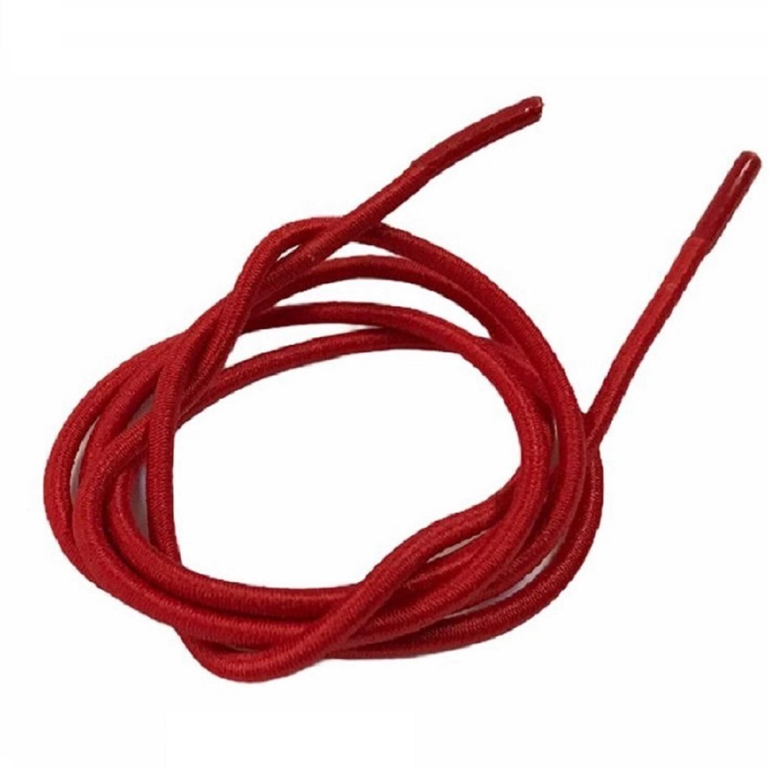 (E)lastik Yuvarlak Ayakkabı Bağ L316 60cm Kırmızı