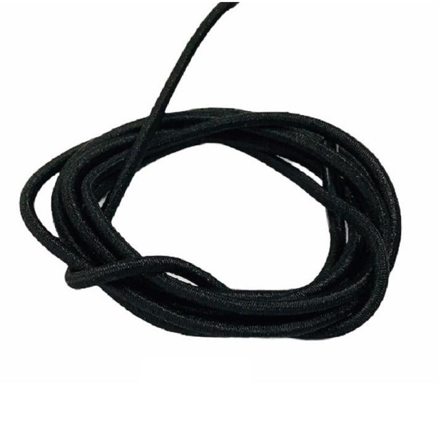 (E)lastik Yuvarlak Ayakkabı Bağ L316 60cm Siyah