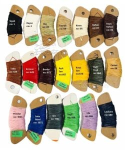 SRTfootcare Deri El Dikişi İçin Mumlu İplik 0,8 Mm 500mt (Leathercraft, Deri Hobi) Camel 08