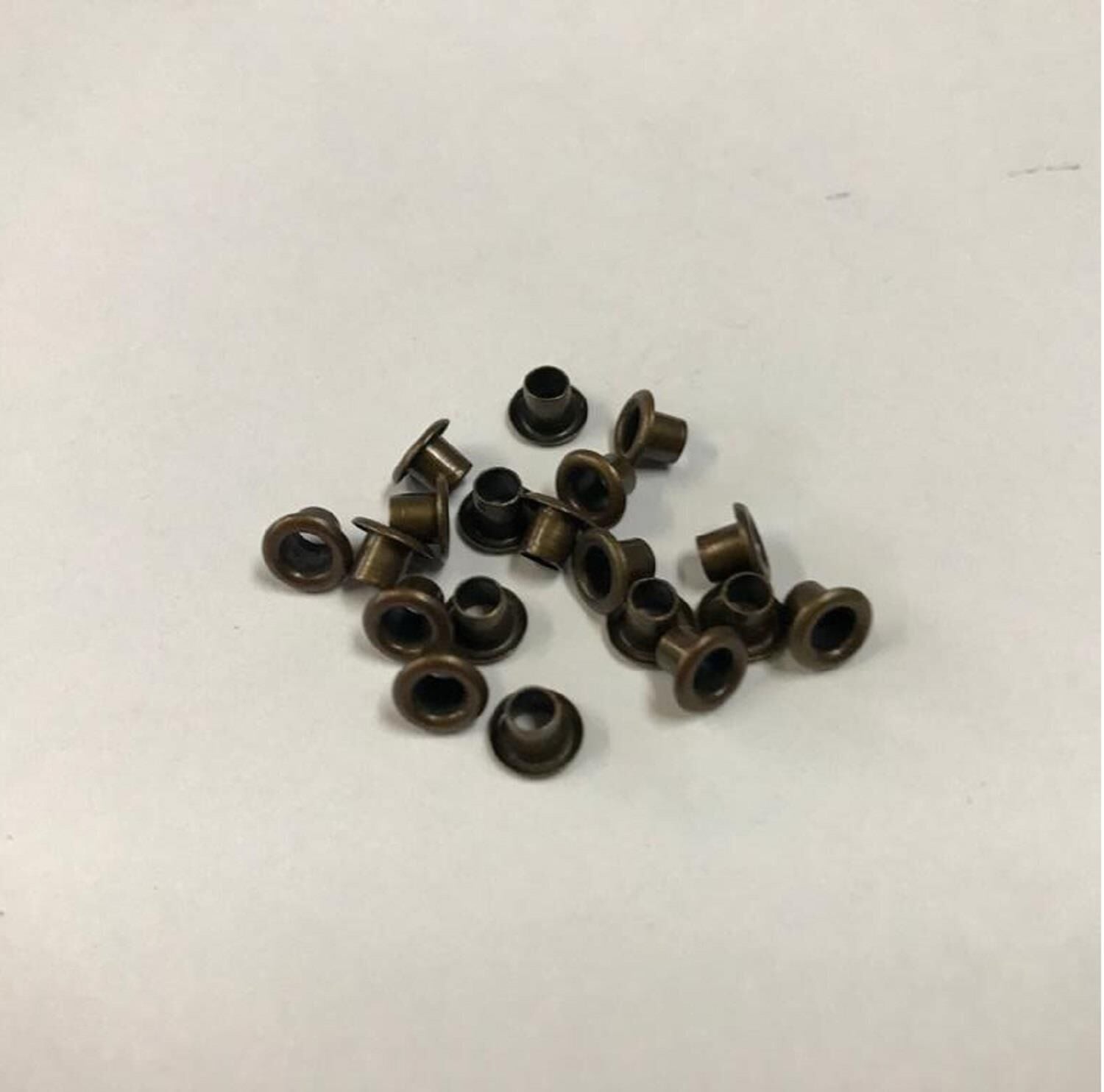 Kuşgözü 1,6 no 6mm 250 Adet  (Alt Pul Dahil Değildir) Antik Kahve