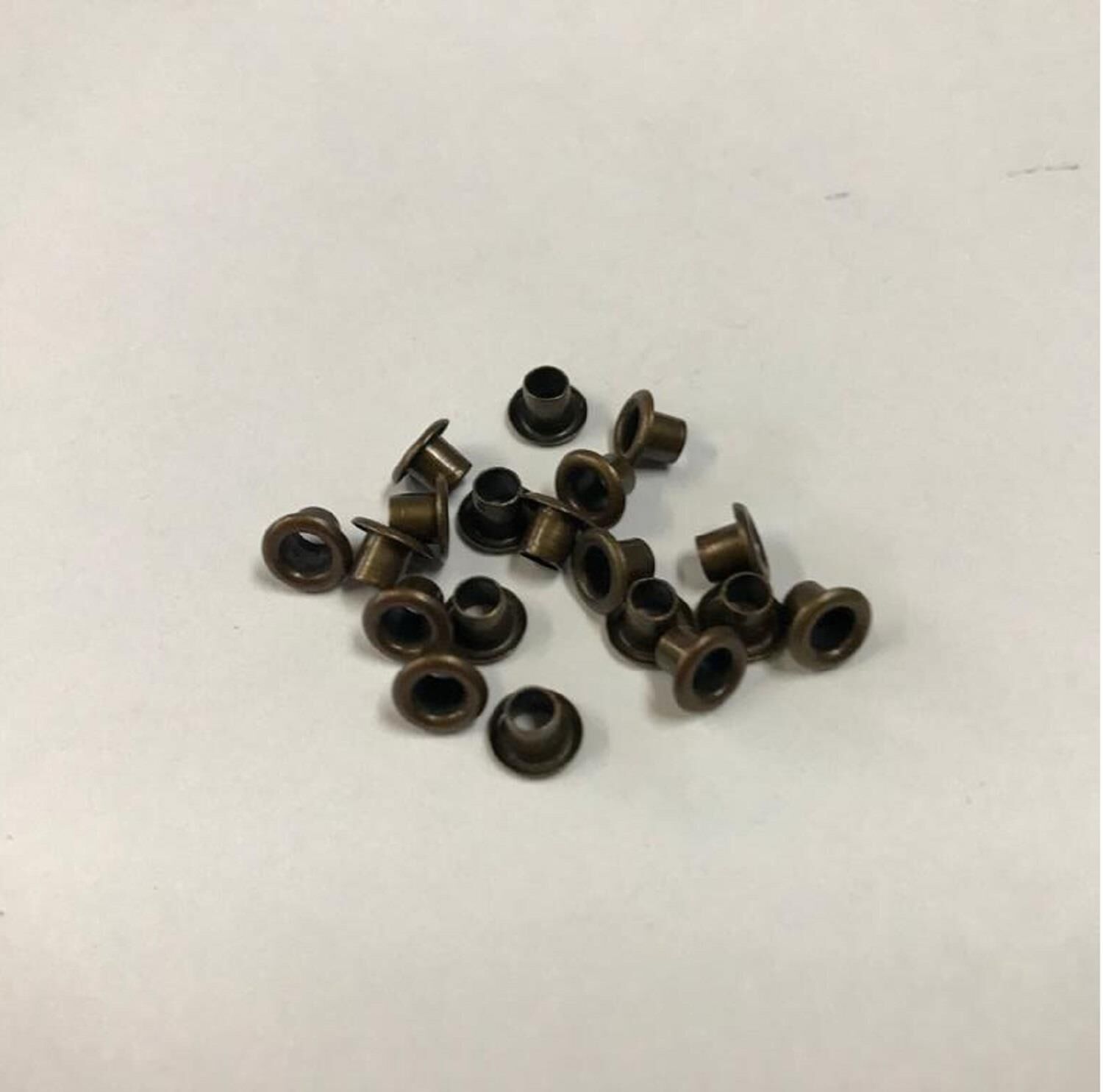 Kuşgözü 1,6 no 6mm 250 Adet  (Alt Pul Dahil Değildir) Antik Kahve