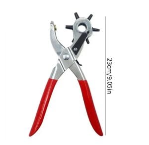 SRTfootcare Kırmızı Saplı Kemer Delme Pensesi Kemer Delme Pensesi