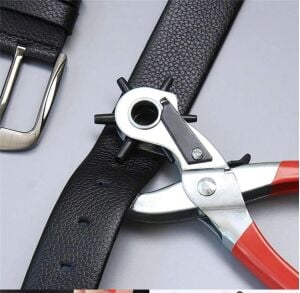 SRTfootcare Kırmızı Saplı Kemer Delme Pensesi Kemer Delme Pensesi