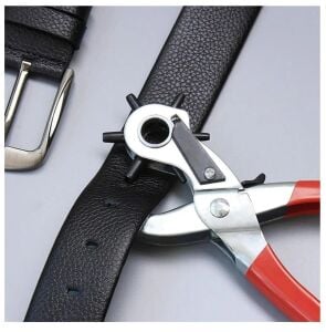 SRTfootcare Kırmızı Saplı Kemer Delme Pensesi Kemer Delme Pensesi