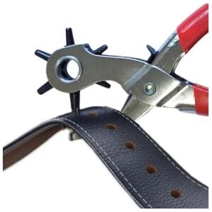 SRTfootcare Kırmızı Saplı Kemer Delme Pensesi Kemer Delme Pensesi