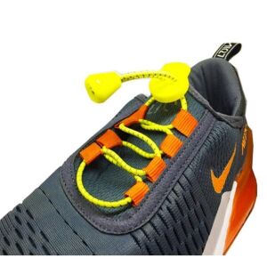 SRTfootcare Lcy Kırçırlı Yuvarlak Kilitli Elastik Bağcık 100 Cm Lacivert
