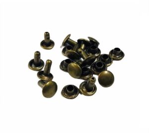 TOPTAN Perçin 33 no İki Taraf Kafa 2000 Adet Deri El Aletleri Antik Kahve