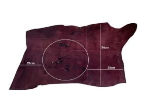 Bordo Efekt Parça Crazy Deri 1-1,2 mm Arası 44 Desi