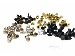 TOPTAN Perçin Rivet 00 no 1000 Adet Leathercraft Deri Hobi Ürünleri