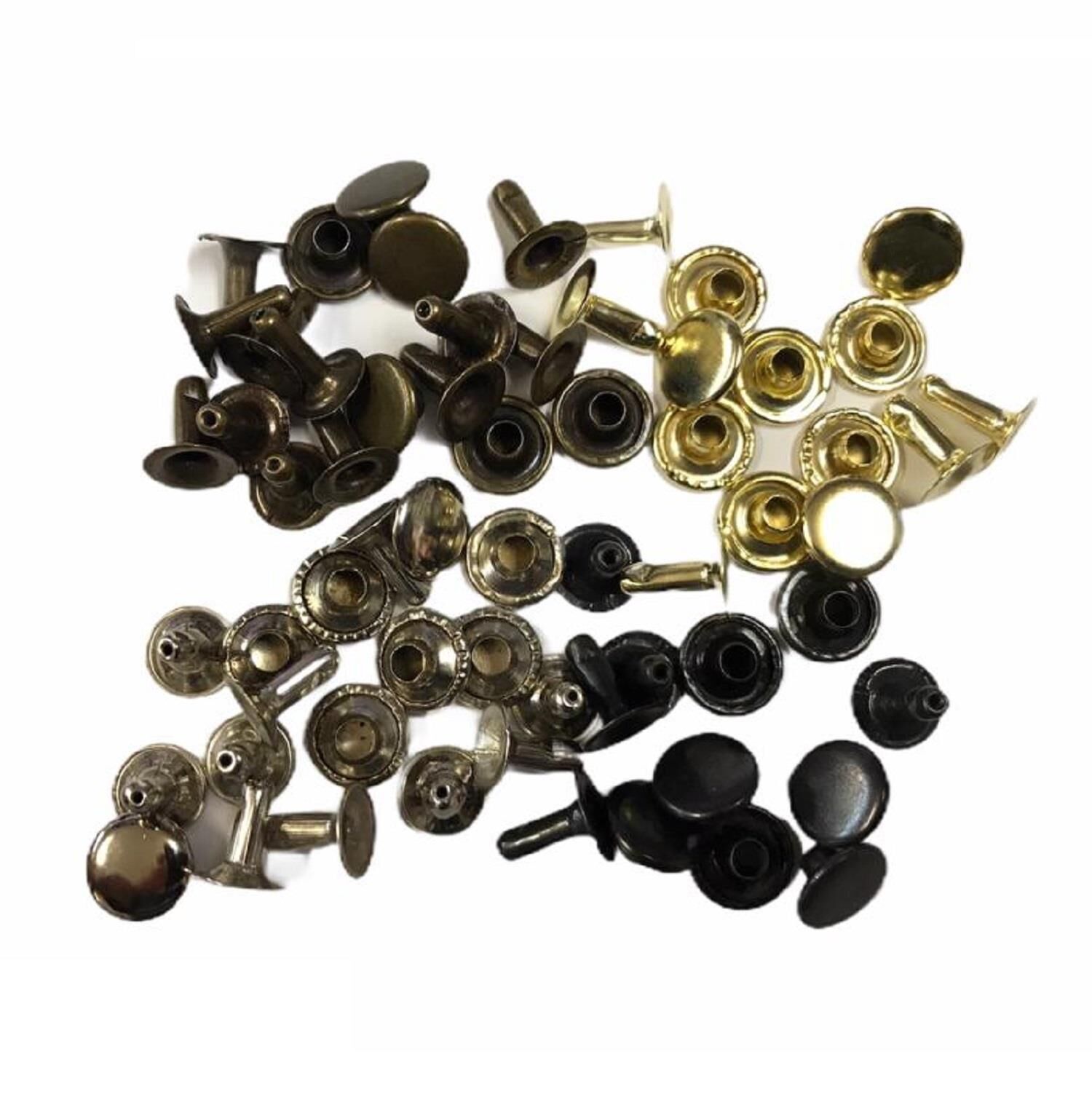 TOPTAN Perçin Rivet 00 no 1000 Adet Leathercraft Deri Hobi Ürünleri