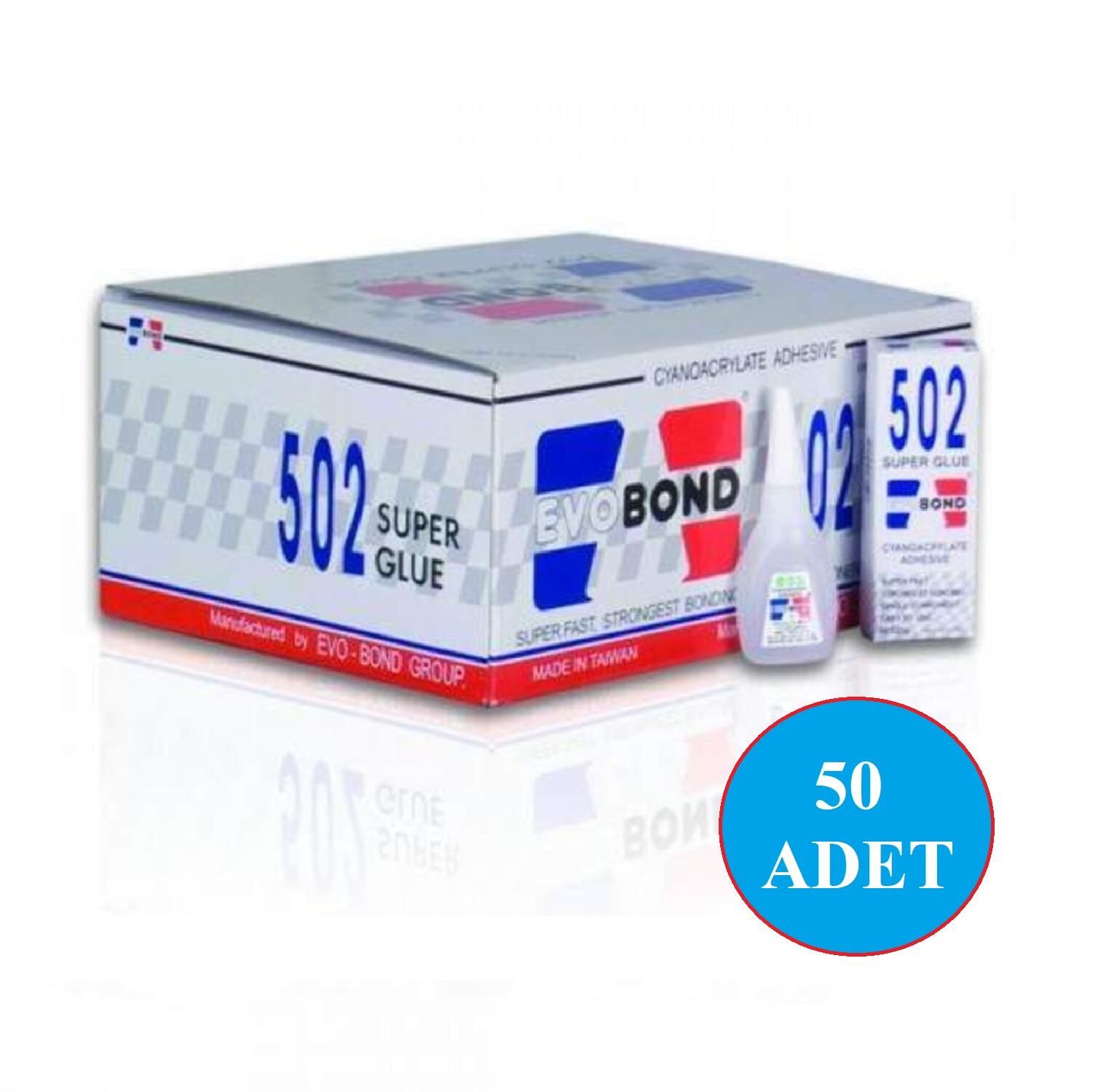 TOPTAN 502 Evobond 20 gr Hızlı Yapıştırıcı 50 ADET