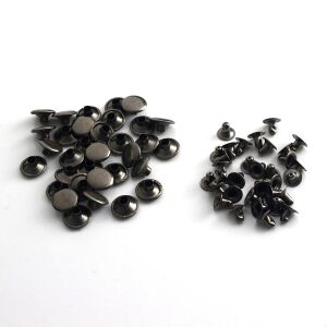 TOPTAN Perçin Rivet 00 no 1000 Adet Leathercraft Deri Hobi Ürünleri Okside