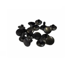 Perçin 33,5no 9mm İki Taraf Kafa 50 Takım (Leathercraft, Deri Hobi) Okside