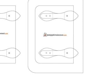 SRT200 Cambridge Çanta PDF Şablonu Deri El Aletleri