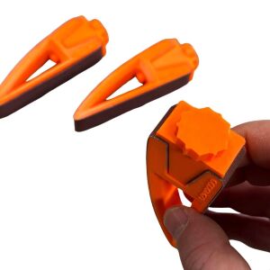 アクセサリー suppi Arkadan Vidalı Plastik Zımpara Takozu, Deri Kenar Zımpara Aleti 1