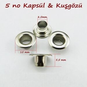 Kuşgözü 5 no 50 Adet  (Alt Pul Dahil Değildir)