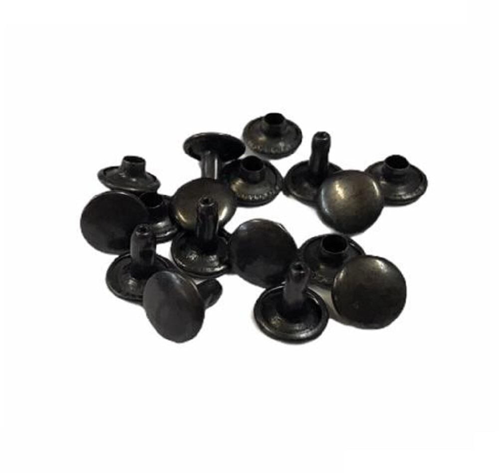 TOPTAN Perçin 33,5no İki Taraf Kafa 2000 Adet (Leathercraft, Deri Hobi) Okside