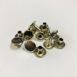 Perçin Rivet 75 no 12mm 25 Takım (Leathercraft, Deri Hobi) Nikel