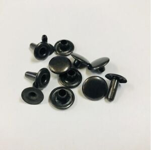 Perçin Rivet 75 no 12mm 25 Takım (Leathercraft, Deri Hobi) Okside