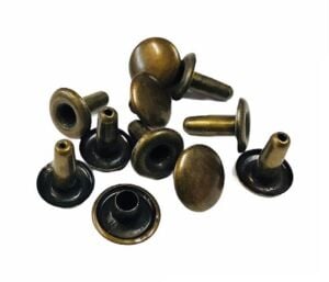 TOPTAN Perçin Rivet 75 no 1000 Adet (Leathercraft, Deri Hobi) Siyah Boyalı