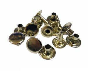 TOPTAN Perçin Rivet 75 no 1000 Adet (Leathercraft, Deri Hobi) Siyah Boyalı