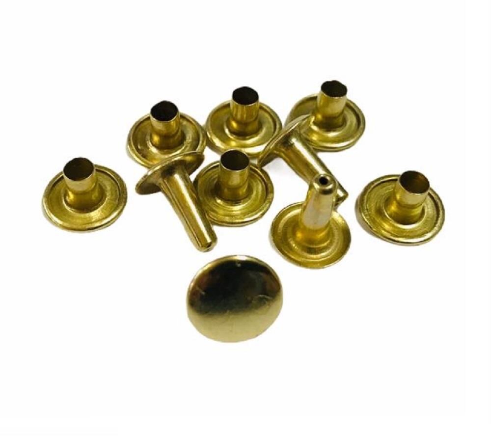 TOPTAN Perçin Rivet 75 no 1000 Adet (Leathercraft, Deri Hobi) Altın