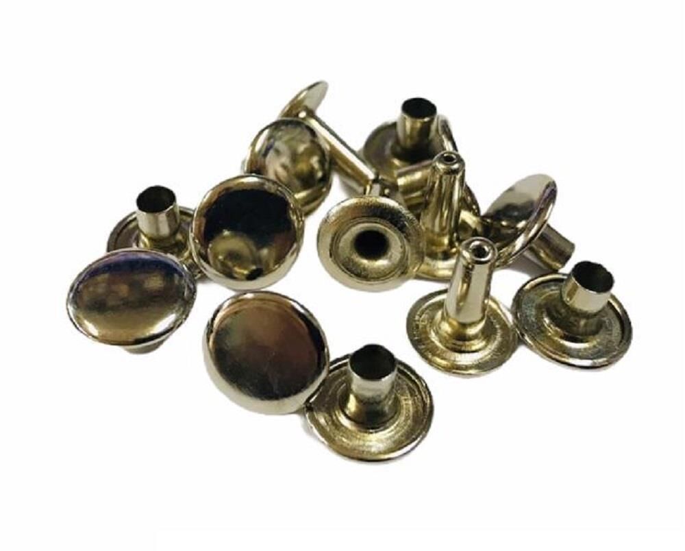 TOPTAN Perçin Rivet 75 no 1000 Adet (Leathercraft, Deri Hobi) Nikel