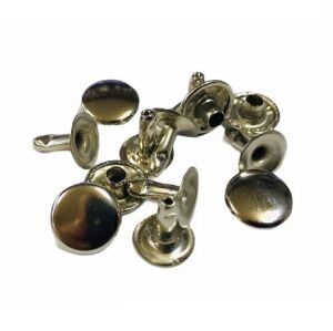 Perçin, Rivet, Toruk 123 no 11mm 30 Adet (Leathercraft, Deri Hobi) Nikel