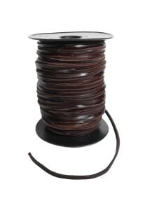 Deri Ayakkabı Bağcığı 1 mt Kırmızı