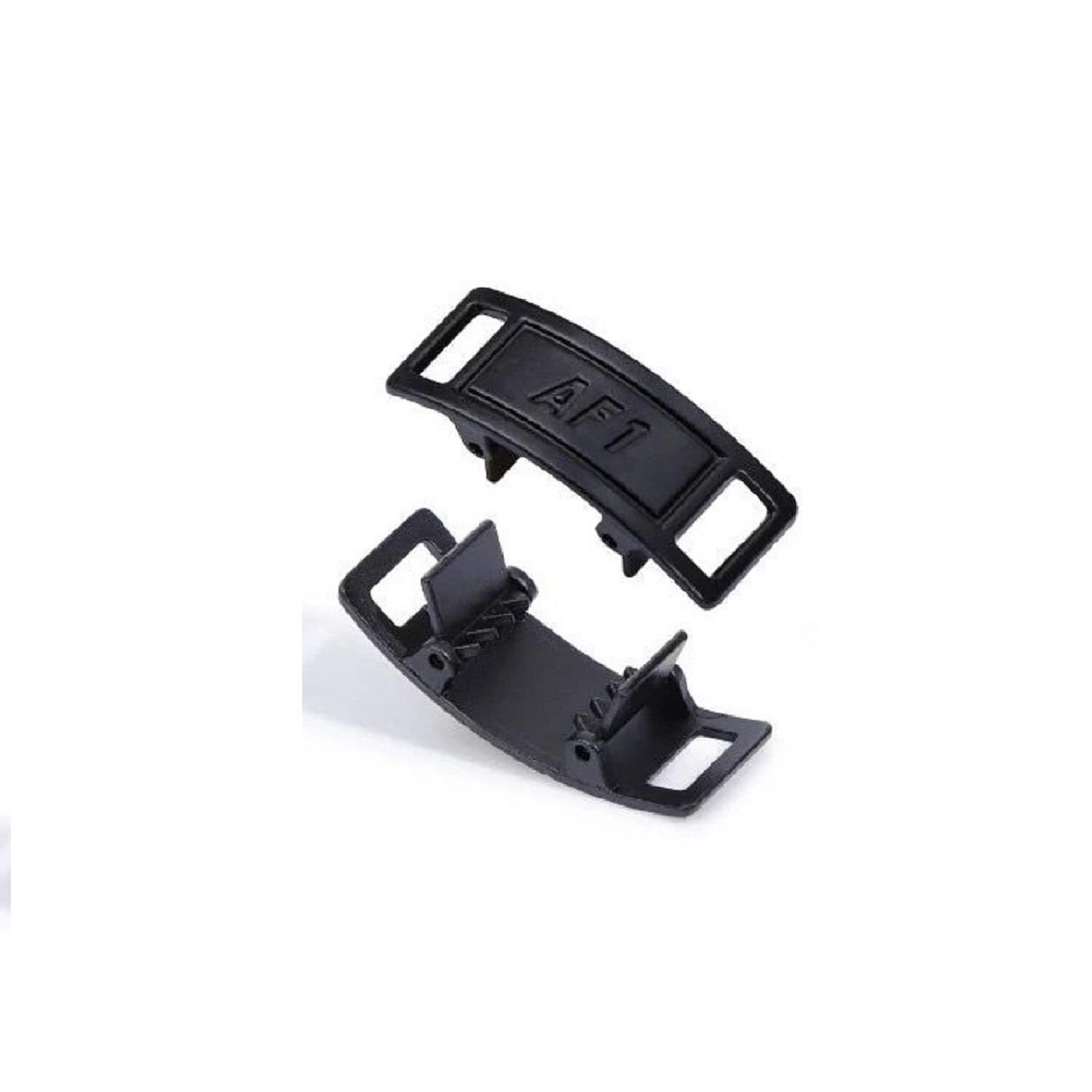 TOPTAN SRTfootcare METAL Kilitli TakBırak Ayakkabı Bağcık Kilidi 25 Çift Siyah
